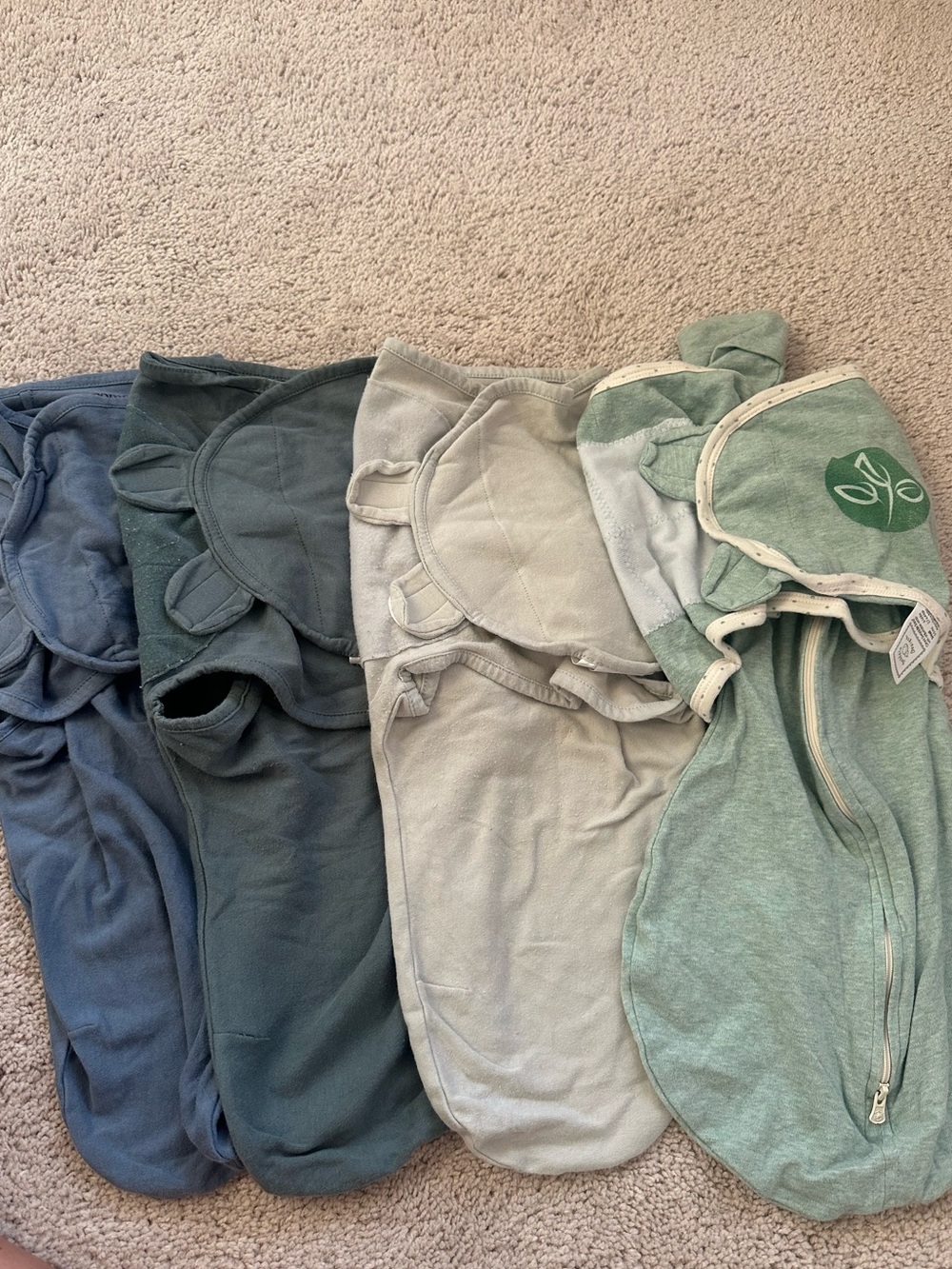 4 swaddles